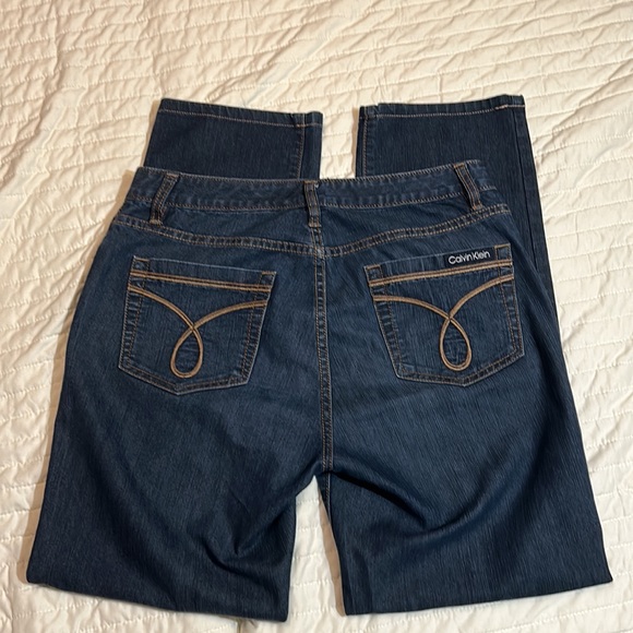 Calvin Klein Women’s Skinny Blue Jeans Size 6 EUC - Picture 5 of 5